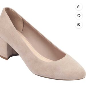 Women's Easy Spirit EVOLVE Pump Taupe Suede Sz. 12W- in great shape